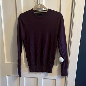 Bonobos Men's Purple 100% Merino  Wool Sweater
